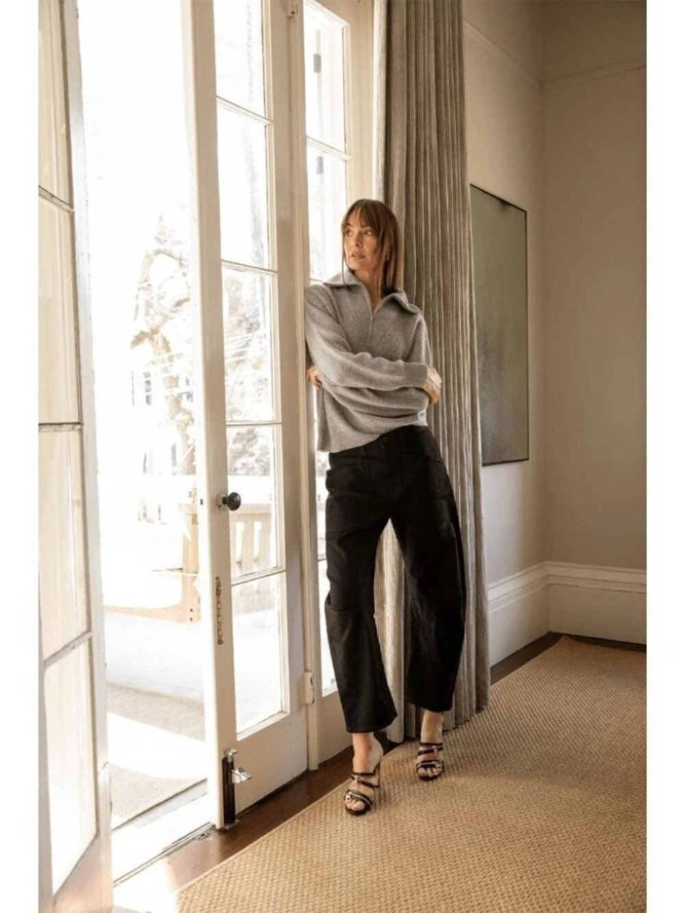 Nili Lotan Shon Black Jeans 25 - Picture 2 of 13